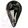 Swarovski 4328 Pear Rhinestones Silver Night